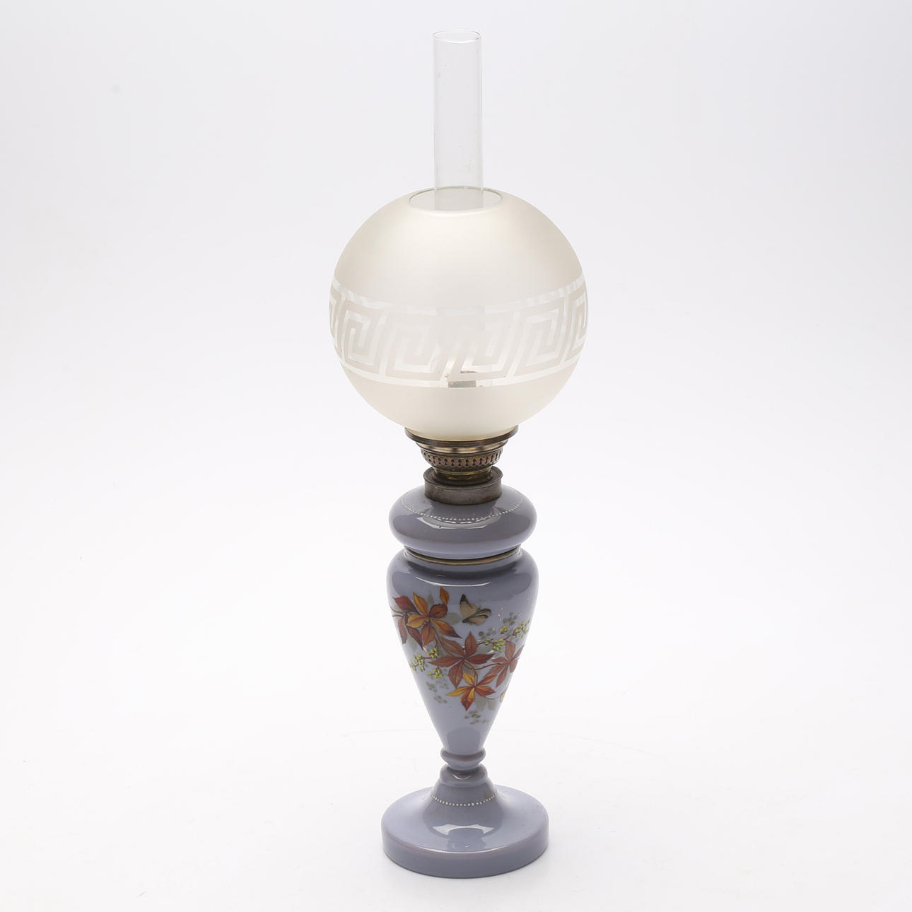 TABLE PHOTO LAMP, glass, 1900s.