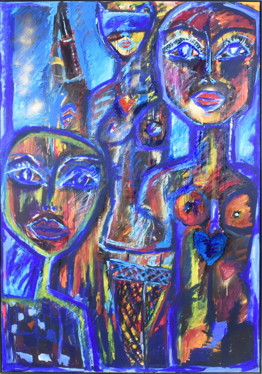 CAROLINA GYNNING. Olja på duk.