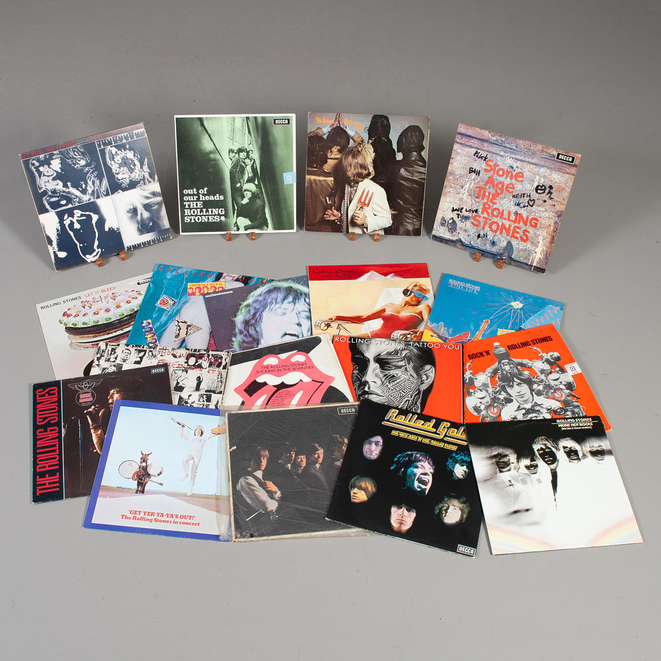 DISCOS LP, 18 uds. Los Rolling Stones.