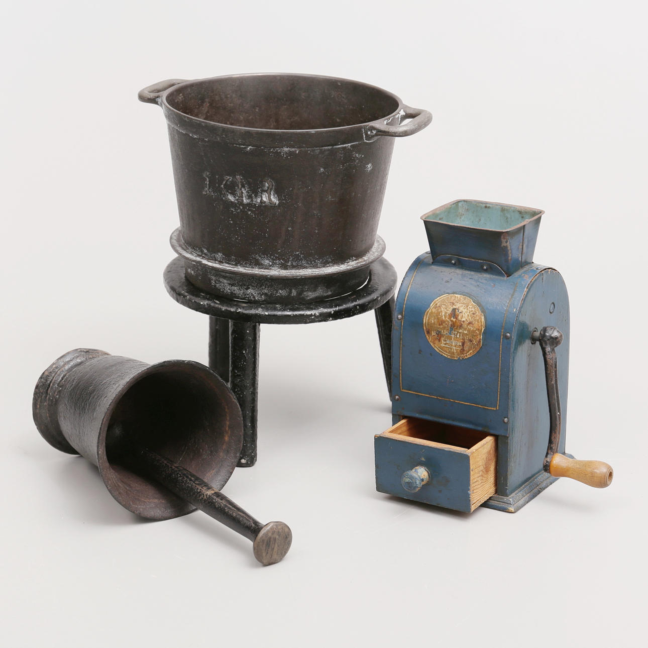 CAST IRON OBJECTS, 20th century.