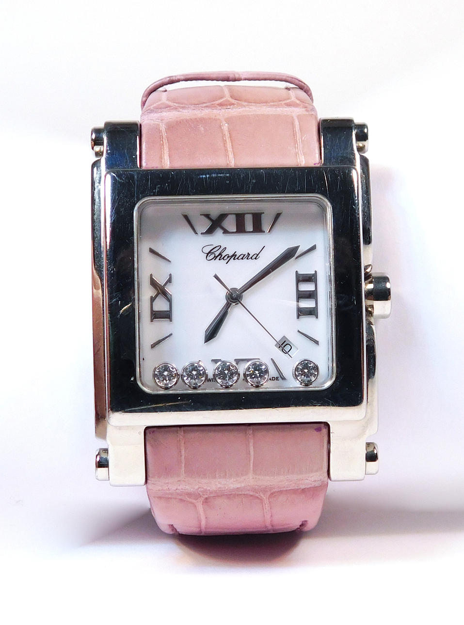 CHOPARD KLOCKA ”GLAD SPORT” MODELL, STÅL, KVARTS RÖRLIGHET.