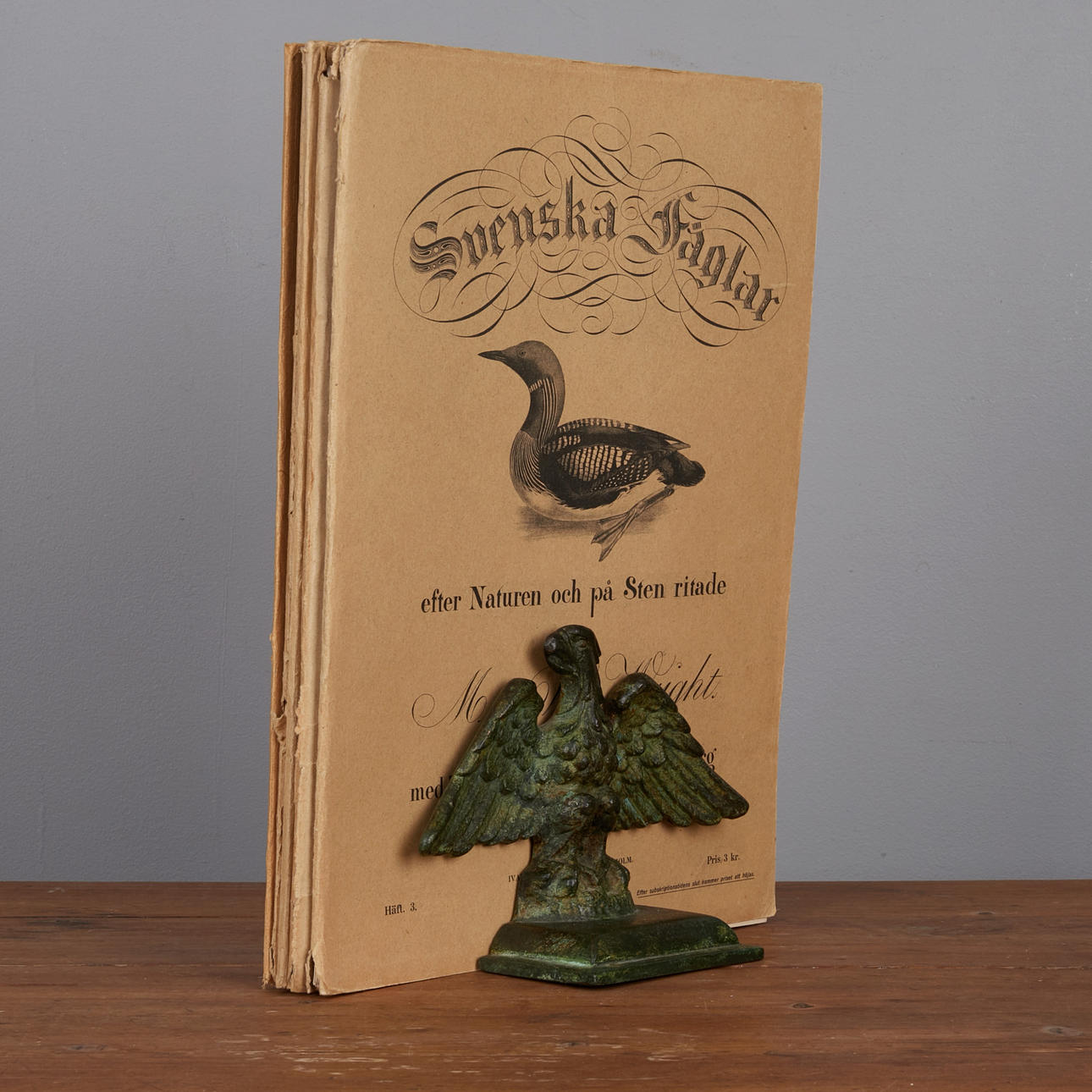 SWEDISH BIRDS, 75 lithographs, von Wright.