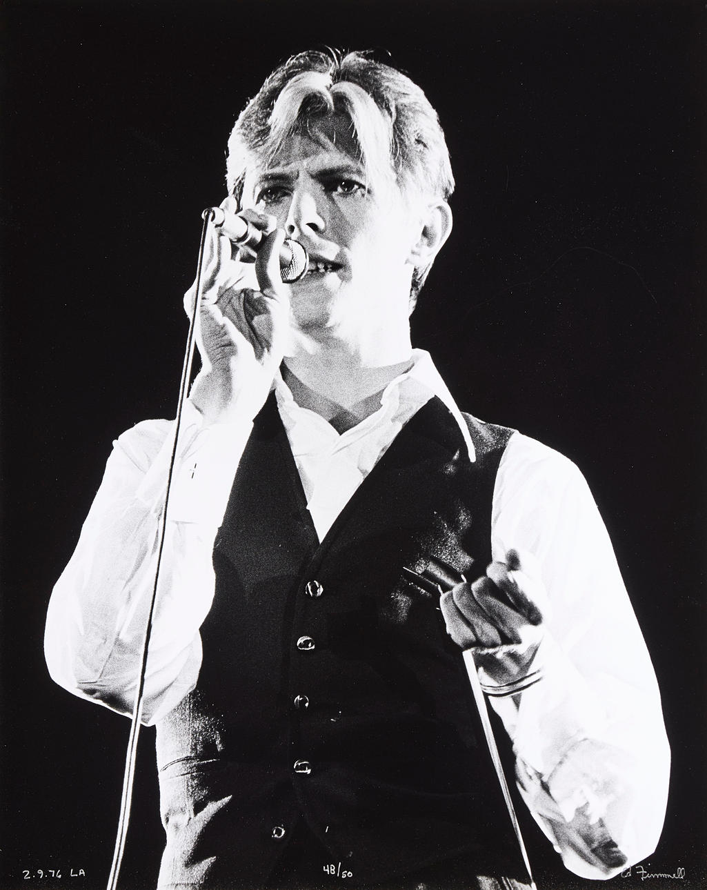 ED FINELL (USA/SVERIGE, FÖDD 1956). David Bowie som 