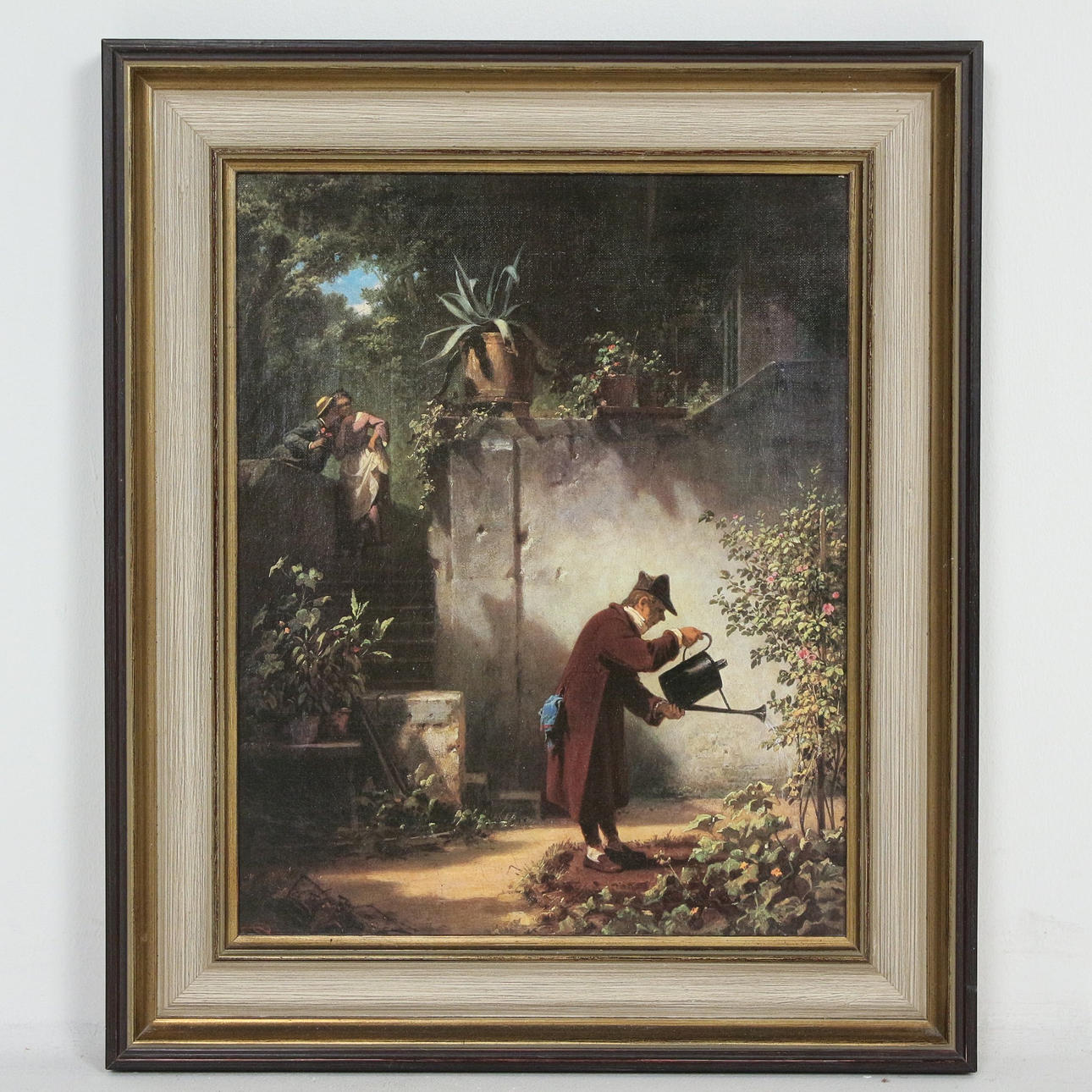 CARL SPITZWEG. A. 'La flor amiga', impresión.