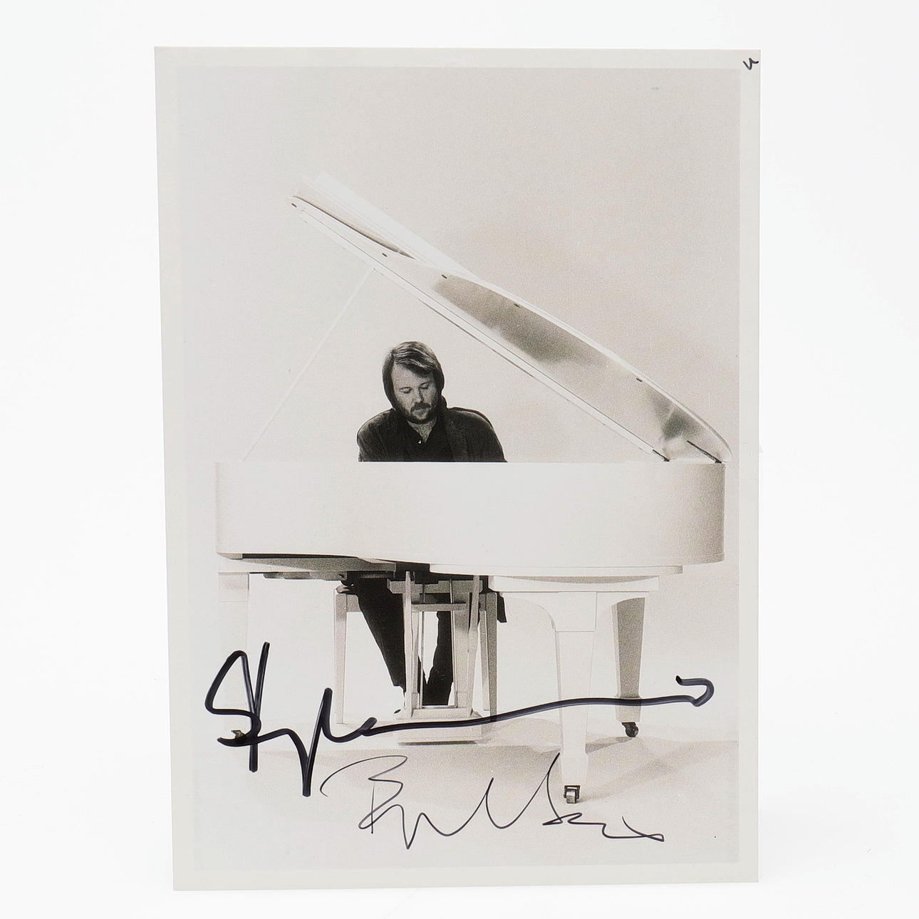 AUTOGRAF. BENNY ANDERSSON & BJÖRN ULVAEUS AUTOGRAFER.