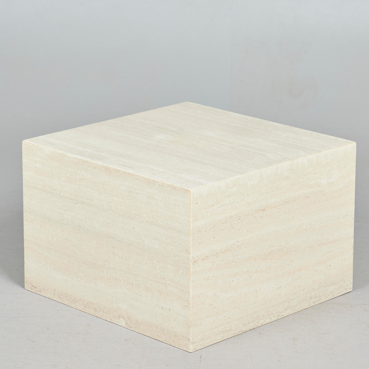 Coffee table / side table, travertine, 1970s.