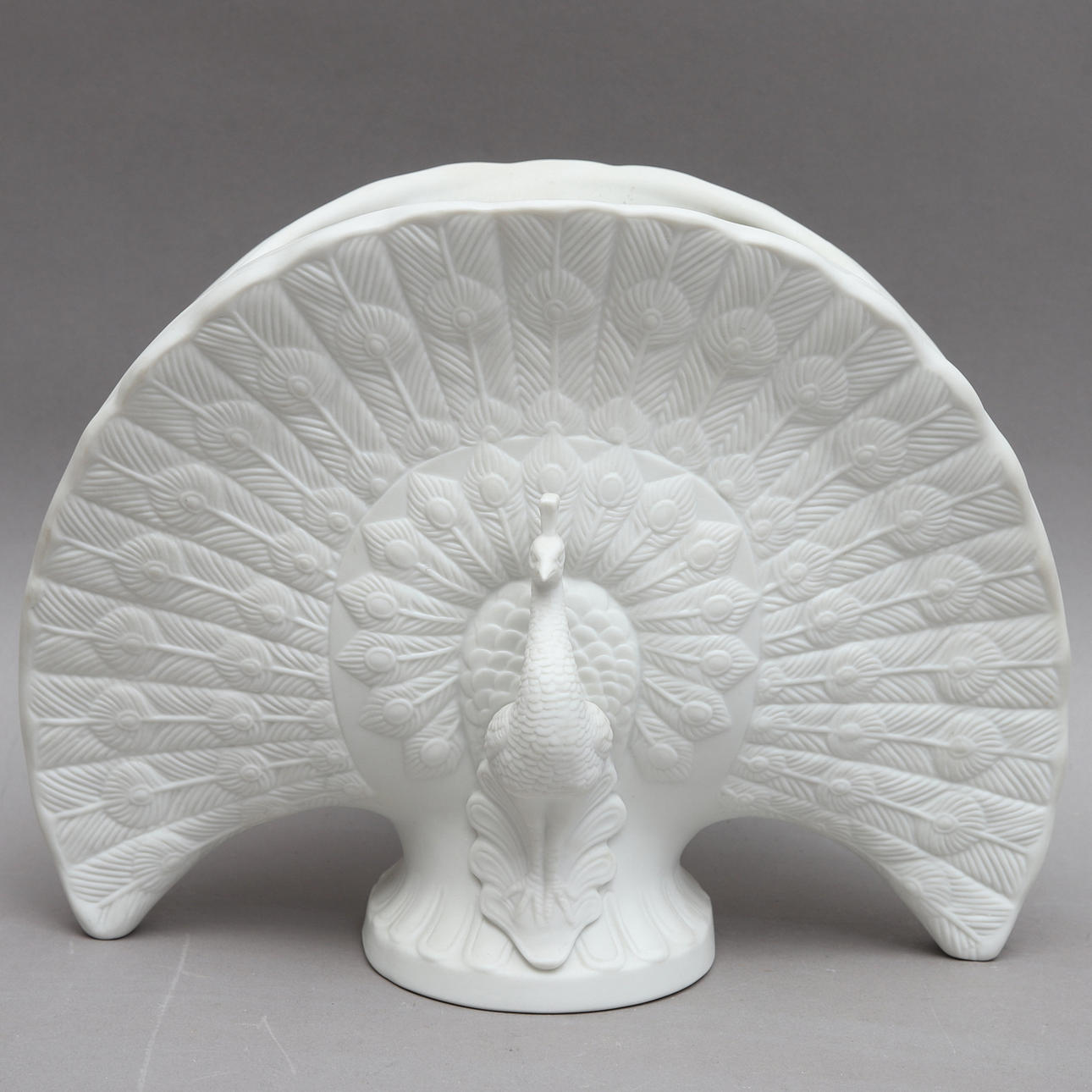 VASE, Peacock, Lladro, Spain.