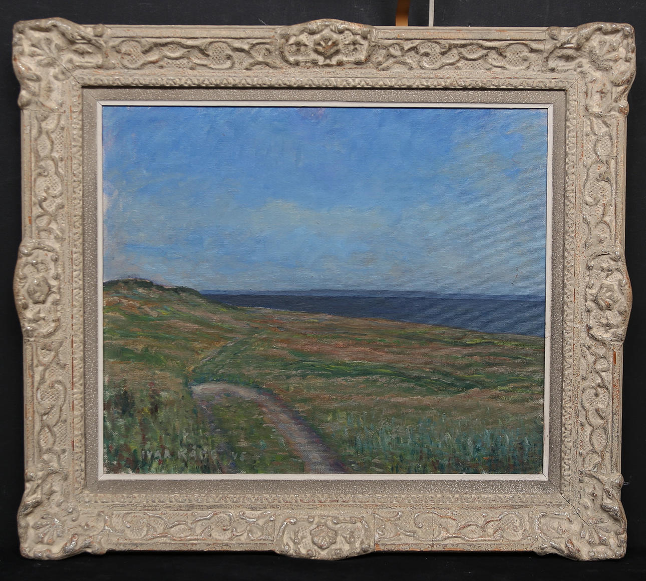 IVAR KÅGE. Oil on Board, signed and dated 45.