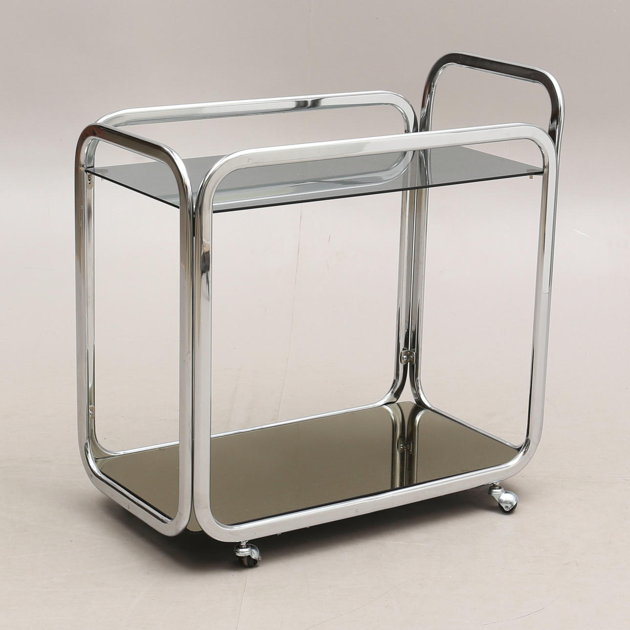 SERVERINGSVAGN, krom/glas, 1900/2000-tal.