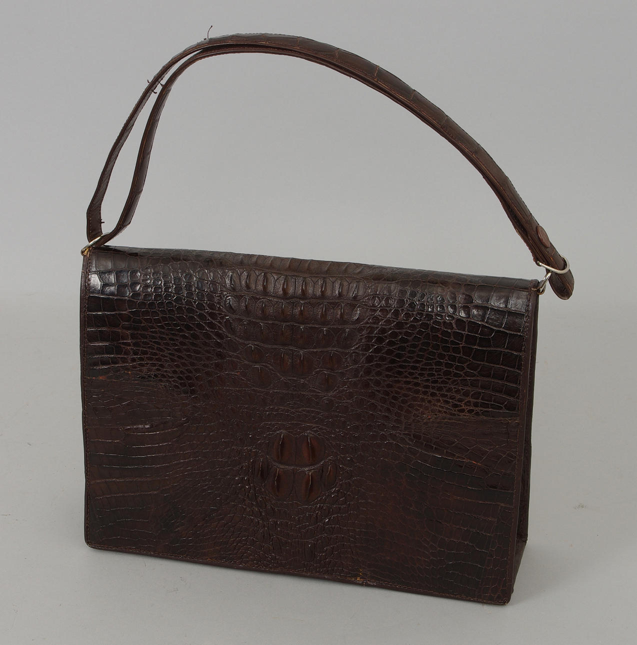 HANDVÄSKA, krokodil.