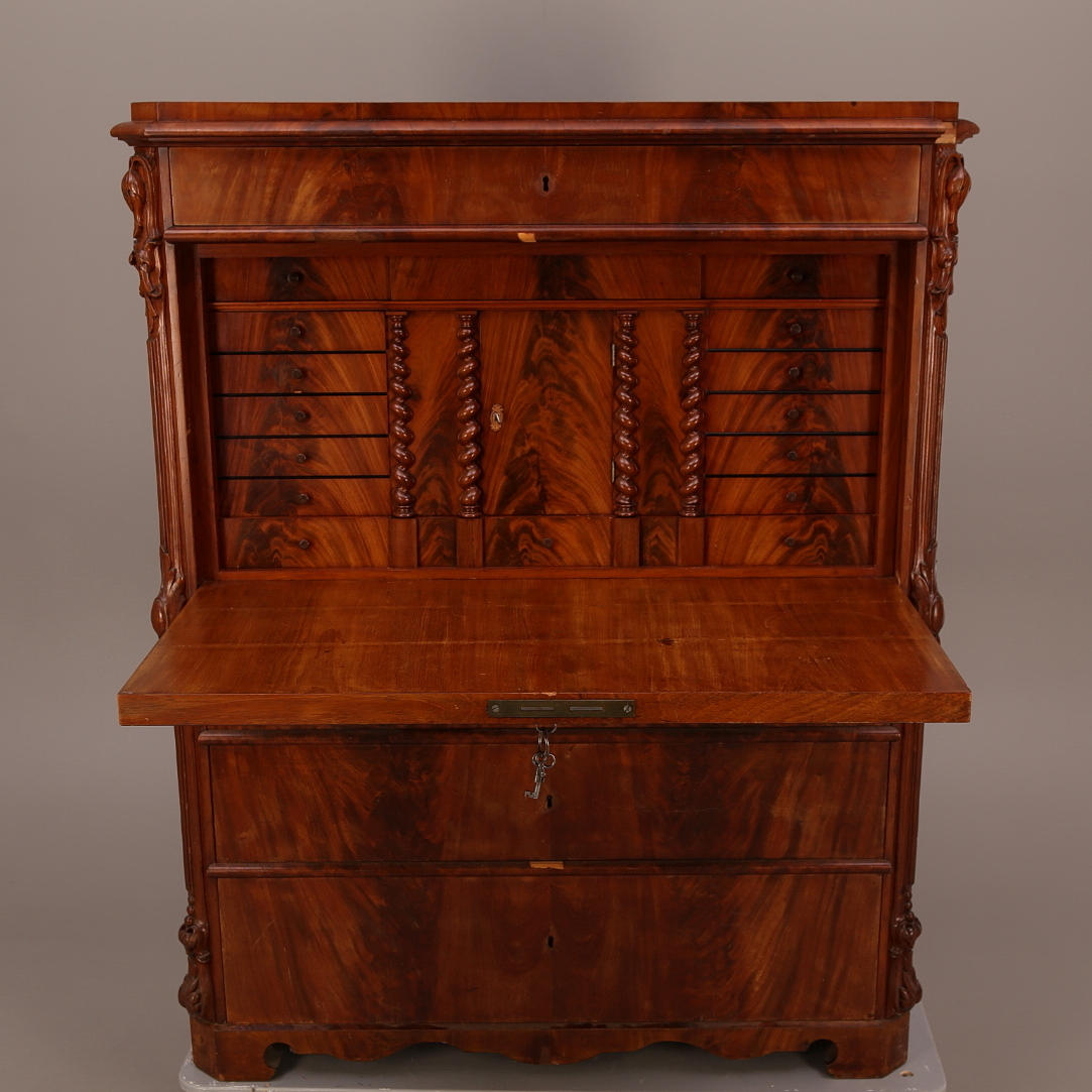 CHIFFONJÈ, trä, 4-lådig, tidigt 1900-tal.