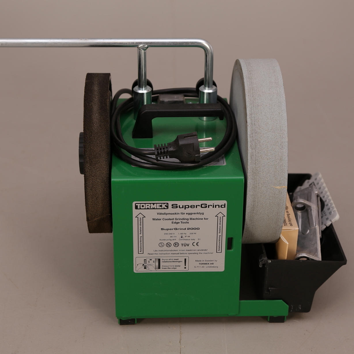 BÄNKSLIPMASKIN, två trissor, Tormek - Super Grind.