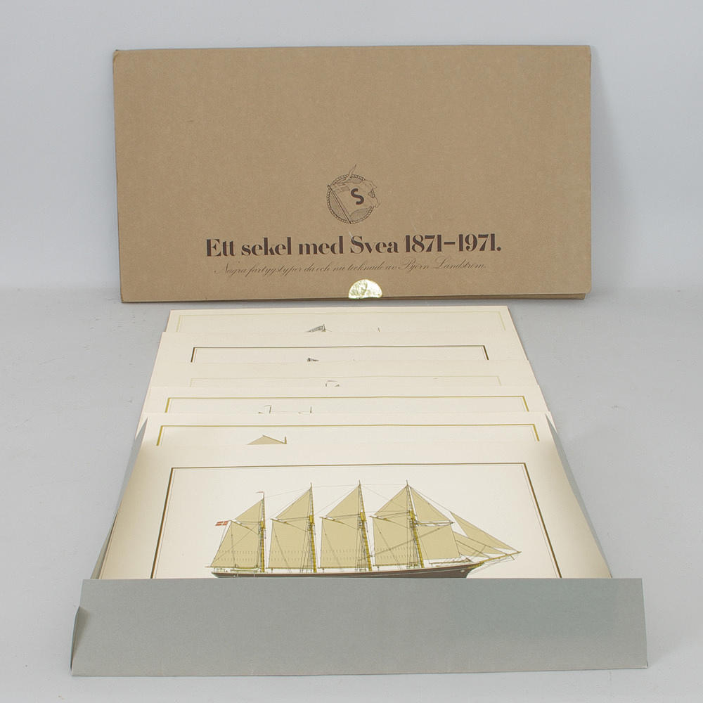 2 MAPPAR MED FARTYGSTRYCK.