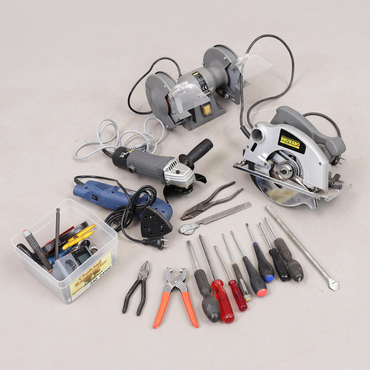 VERKTYG, MASKINER, parti.