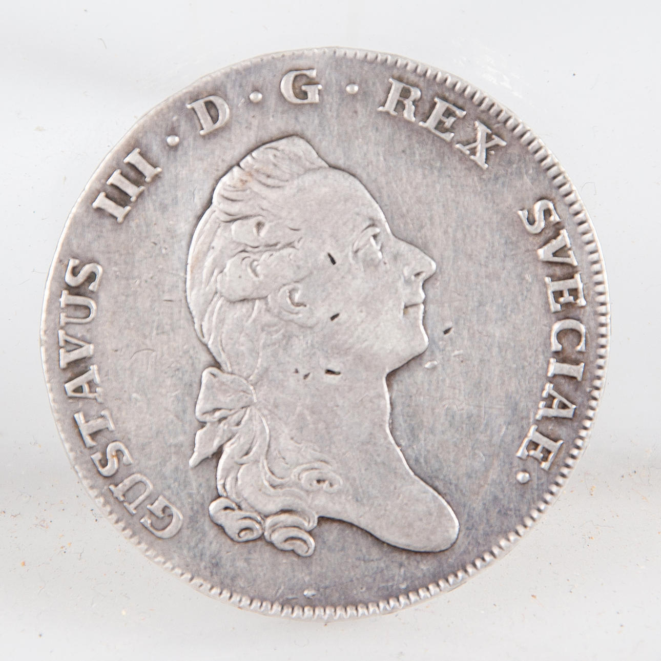 SILVERMYNT, 1 riksdaler, 1776.