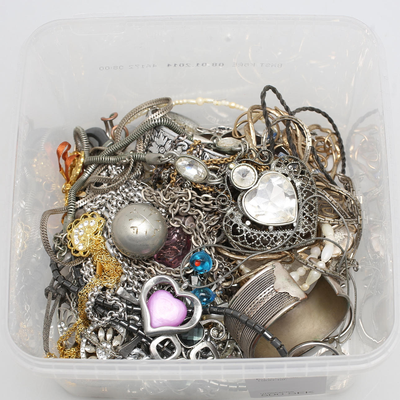 PARTI BIJOUX. Ett 60-tal delar. 1900-tal.