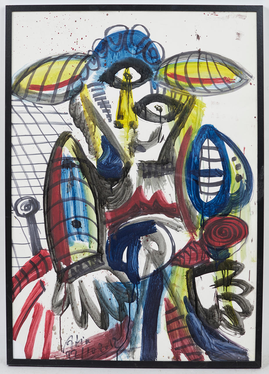 HASSAN ATIA. Drawing, Abstract Composition, 2012.