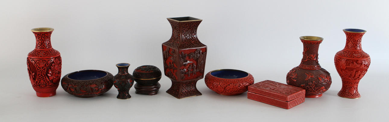 LACKARBETEN, 9 delar, orientalisk.