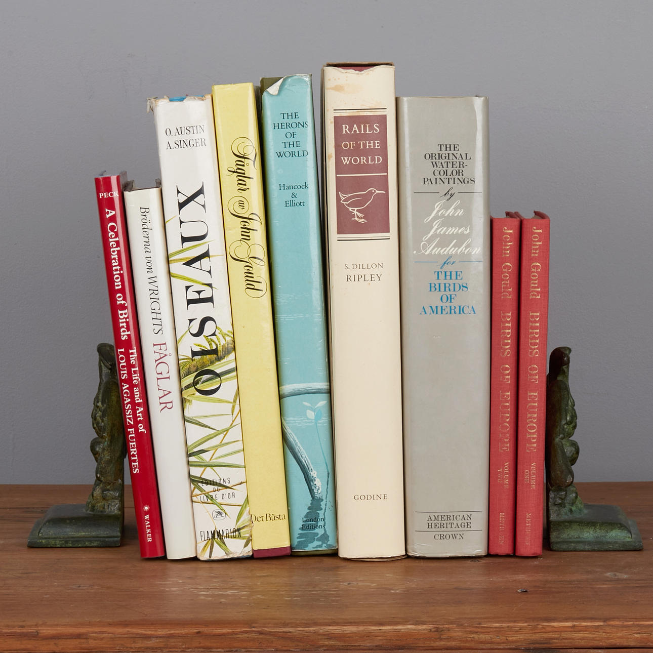 BIRD ILLUSTRATORS, partly folios, 9 vol.