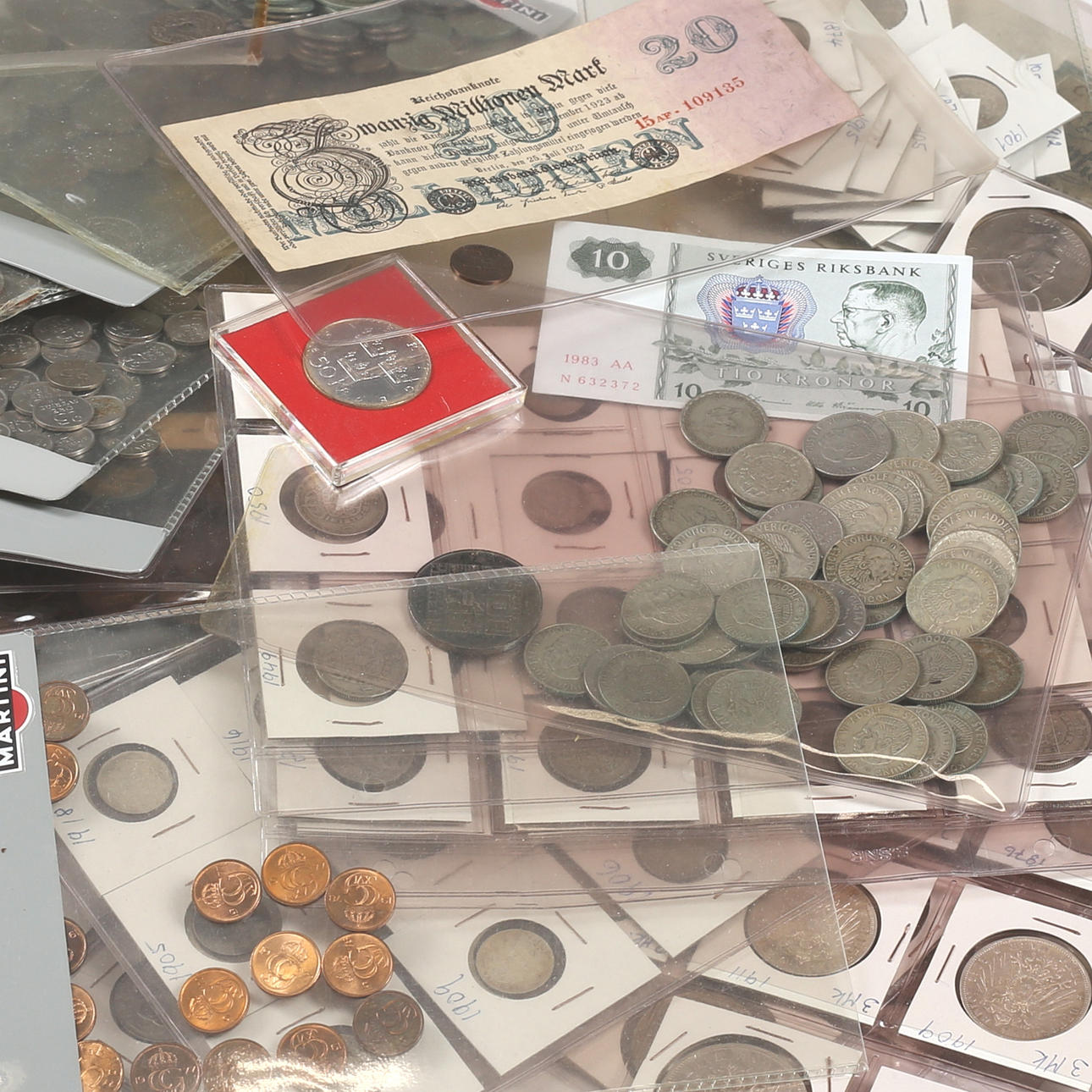 COIN COLLECTION, mostly Sweden, 18th - 20th century.