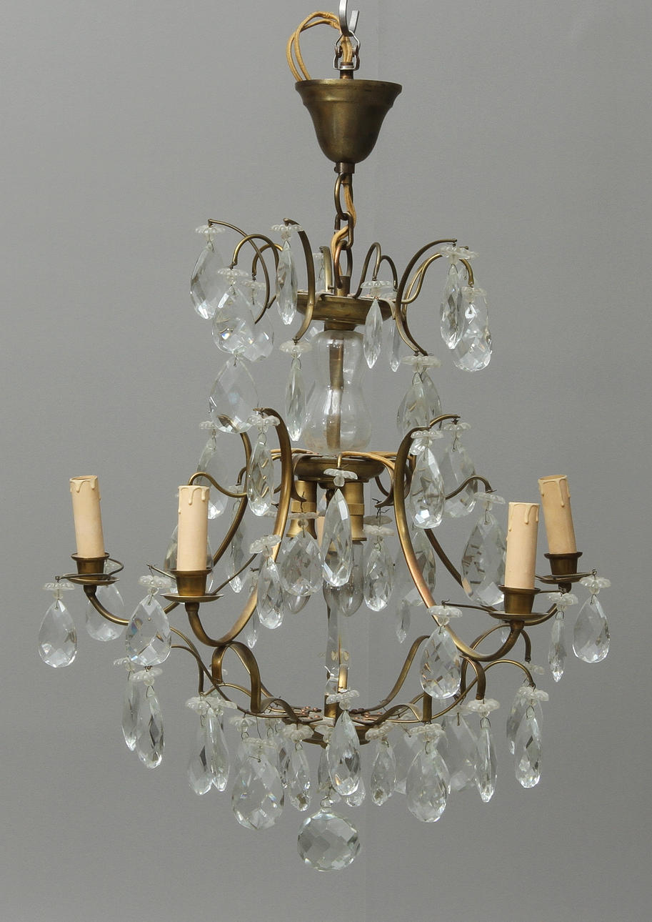 LJUSKRONA, rokokostil, 1900-tal.