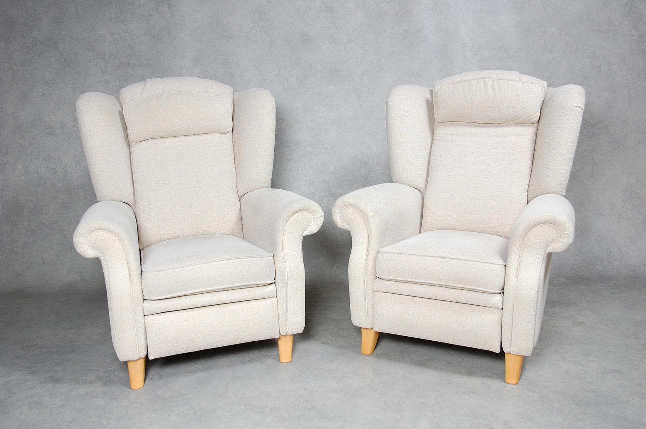 ÖRONLAPPSFÅTÖLER, 1 par, fällbara, Bröderna Andersson, Nr.1.