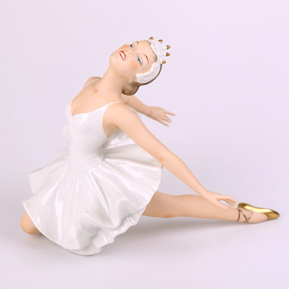 FIGURIN, porslin, Ballerina, Wallendorf, Tyskland.