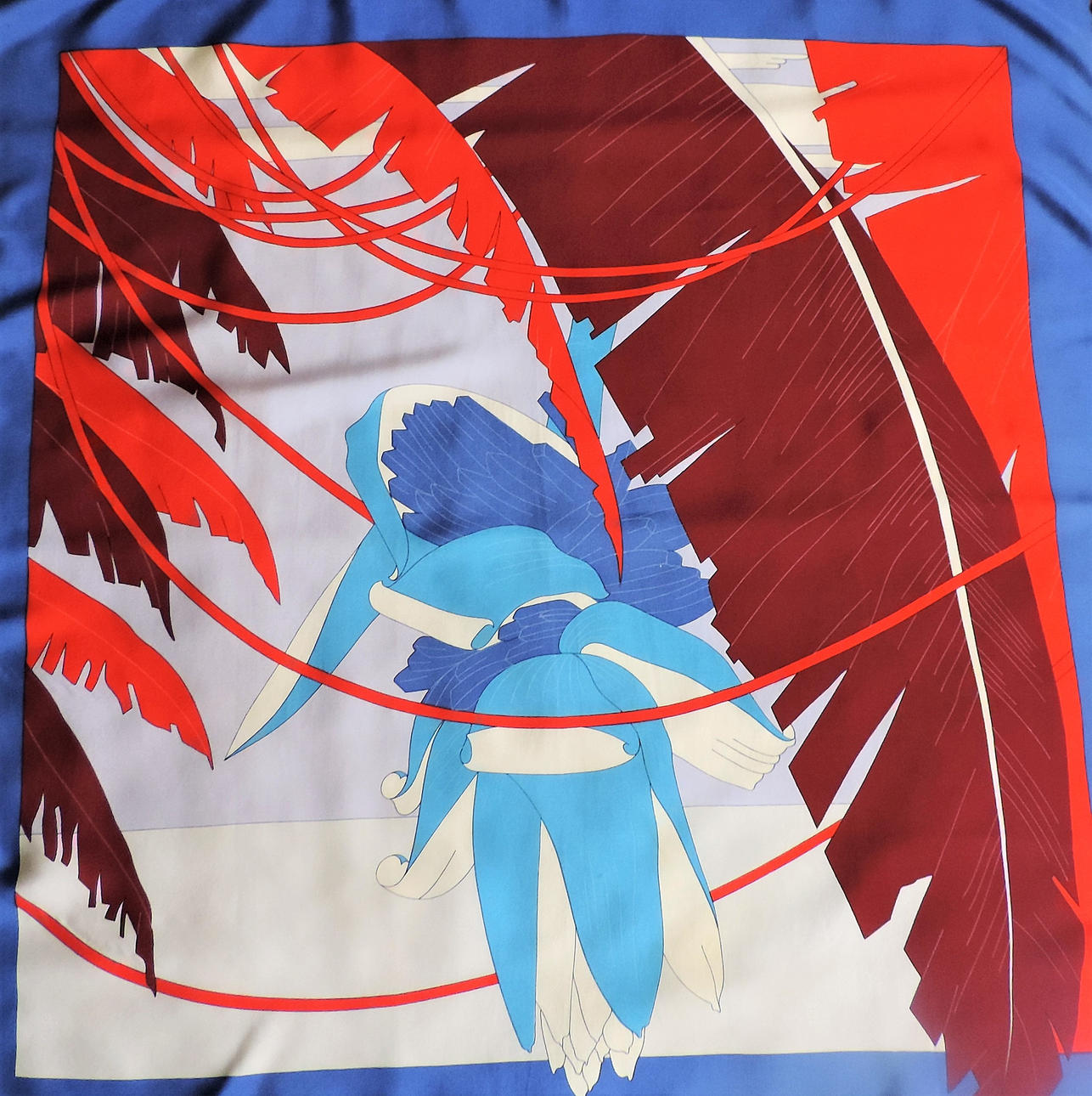 MADAME GRES PARIS SILK SCARF.