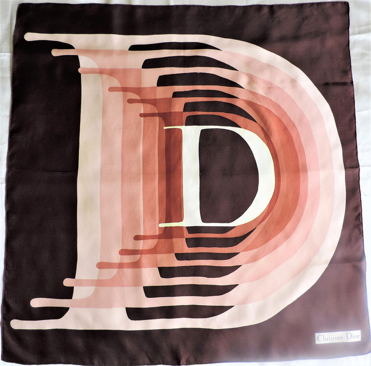 VINTAGE CHRISTIAN DIOR SIDENSCARF.