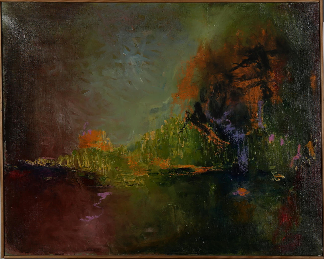 BJÖRN RASCH. Komposition. Olja på duk. Signerad och daterad BRH - 05.