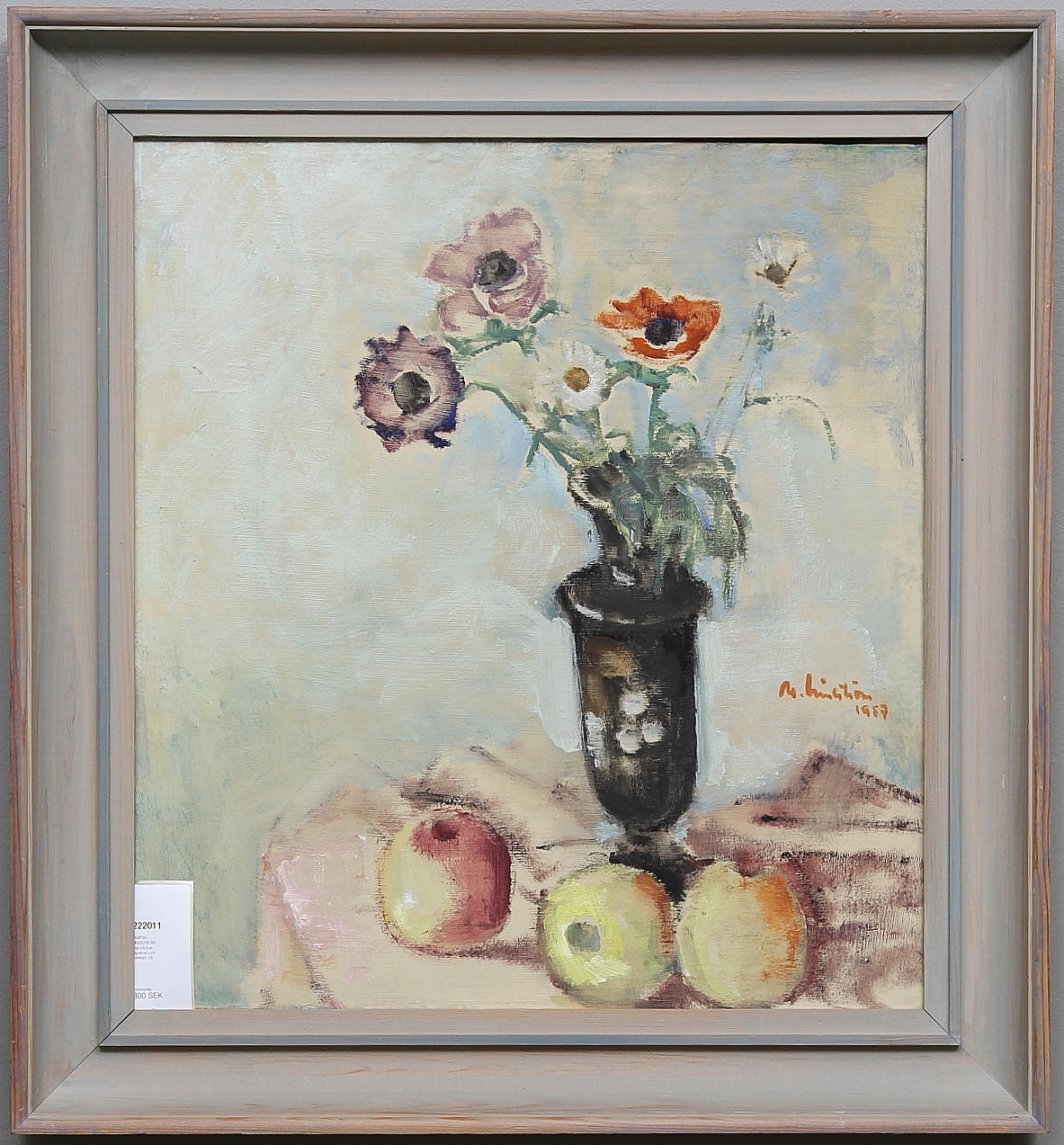 MARTIN LINDSTRÖM. Olja på duk, signerad och daterad.