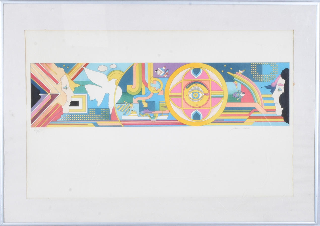 JANNE MARTIN. Color lithograph.