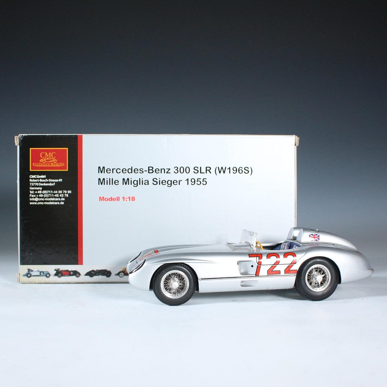 CMC. 'Mercedes-Benz 300 SLR Mille Miglia winner 1955 #722', 1955