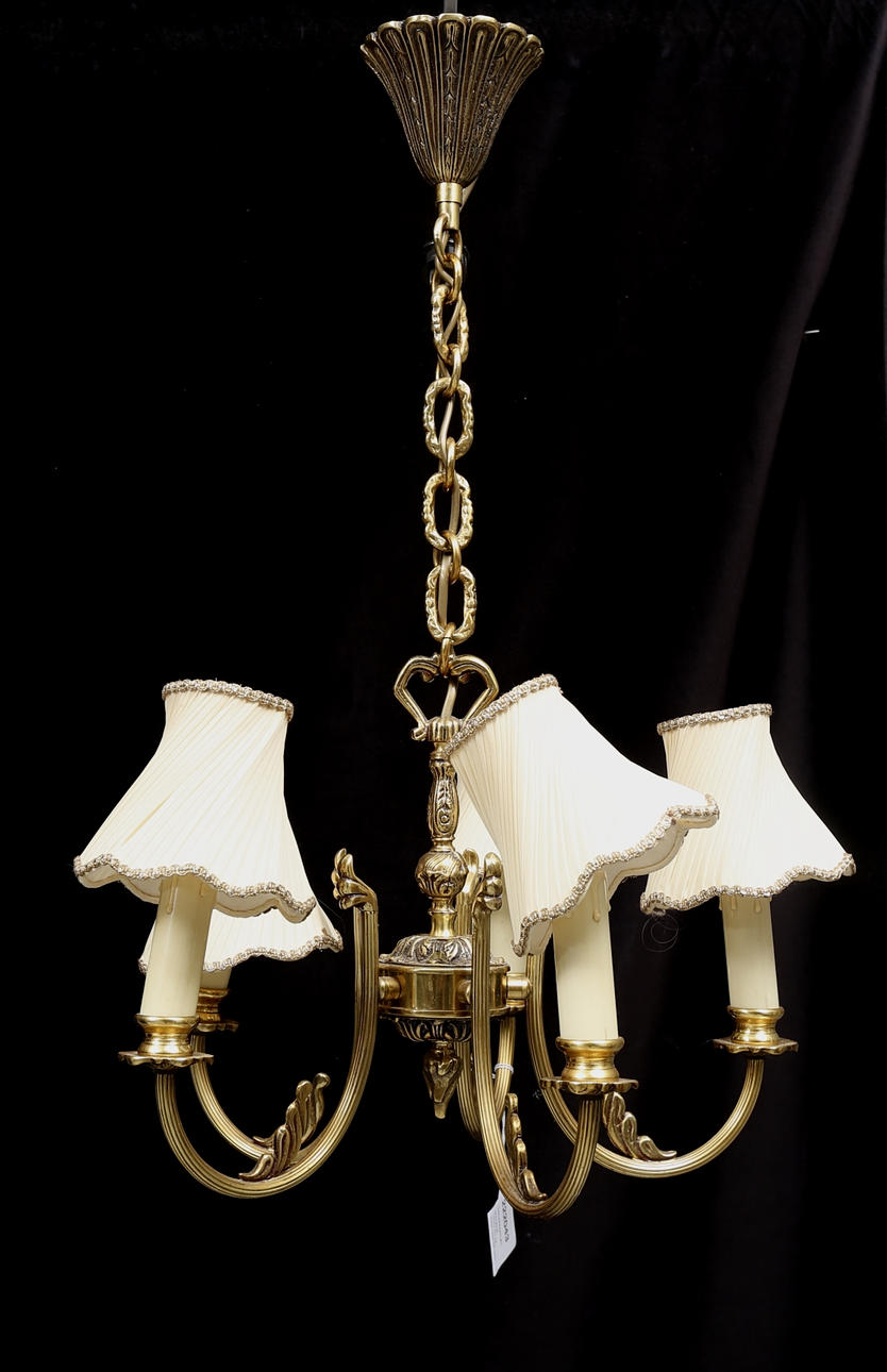 TAKARMATUR, gulmetall, 1930/40-tal, total höjd 66 cm.