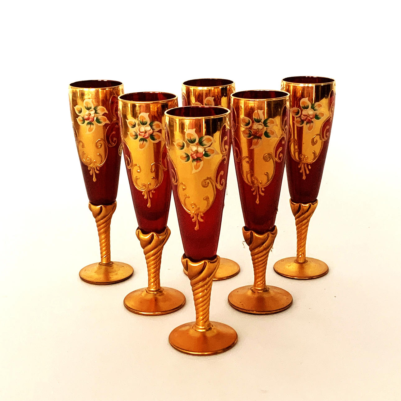 MURANO CHAMPAGNE FLÖJT.