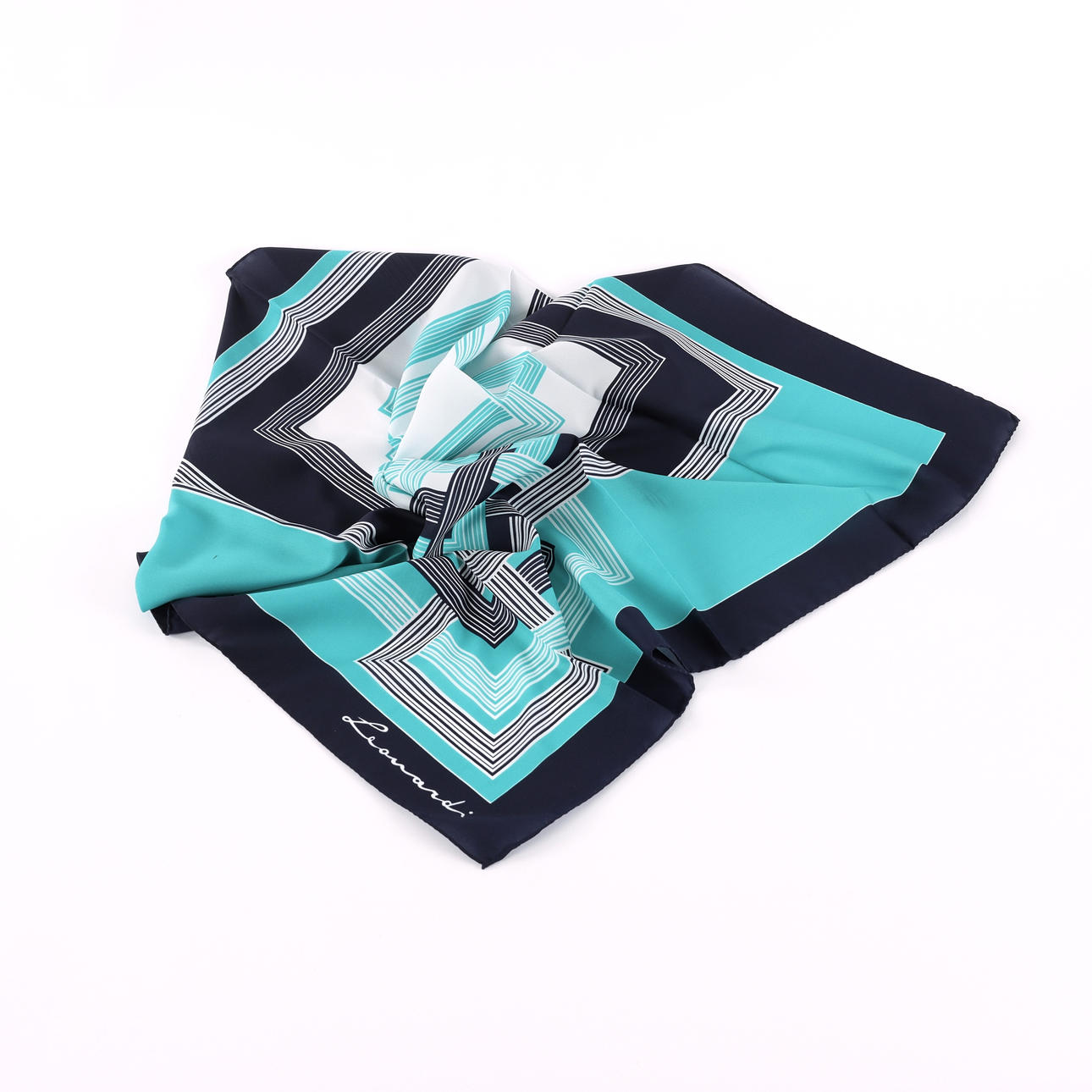 BUFANDA Leonardi, seda, años 60.