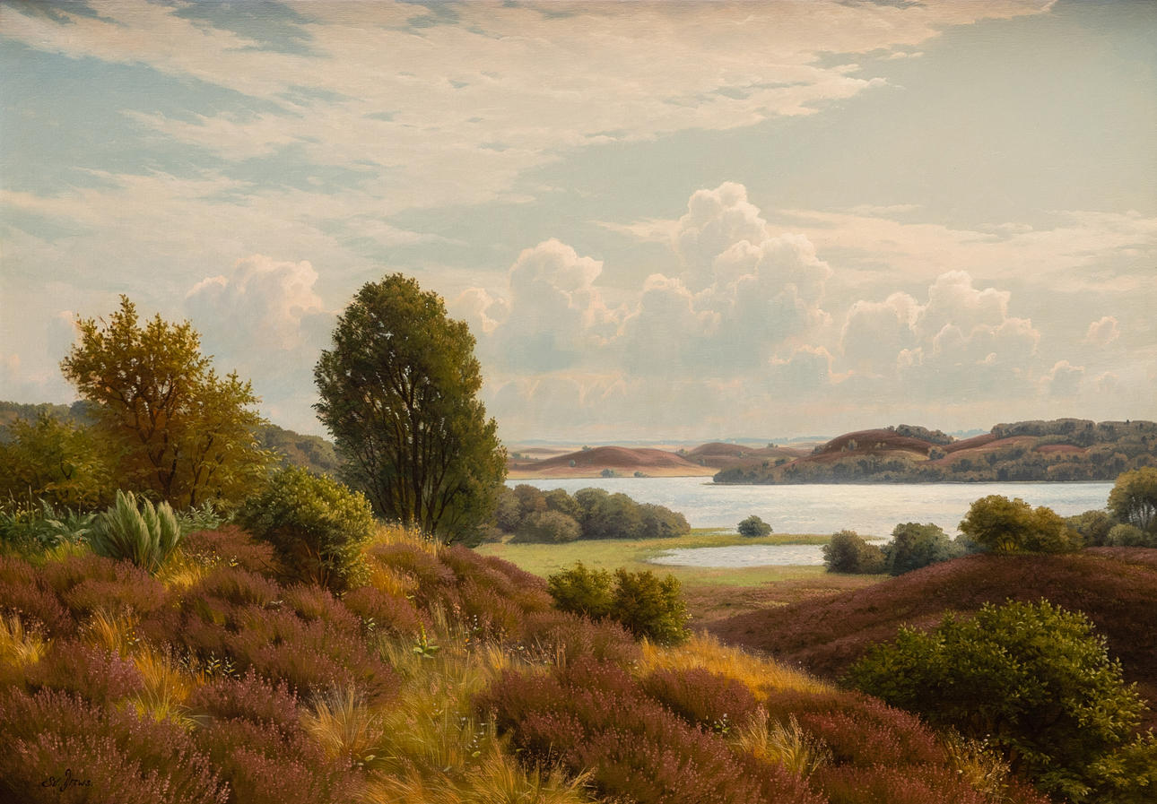 SVEND DREWS (1919-2003). maisema.