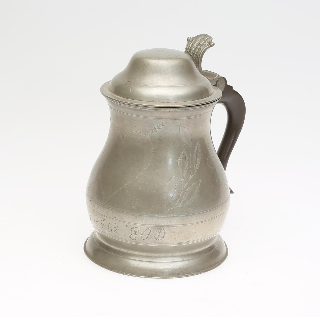 CARL ERIC AHNSTRÖM. Tennstop, Växjö 1852.