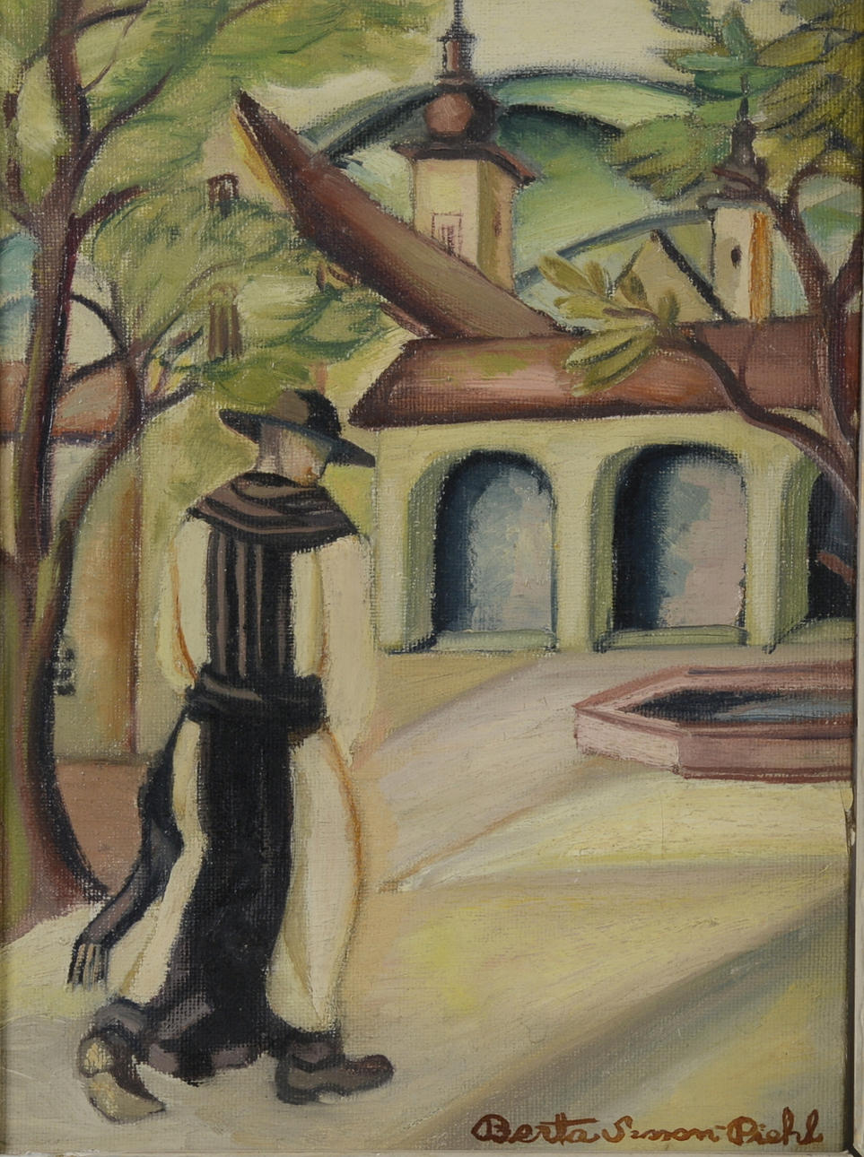 BERTA SVENSSON PIEHL. Olja på duk.