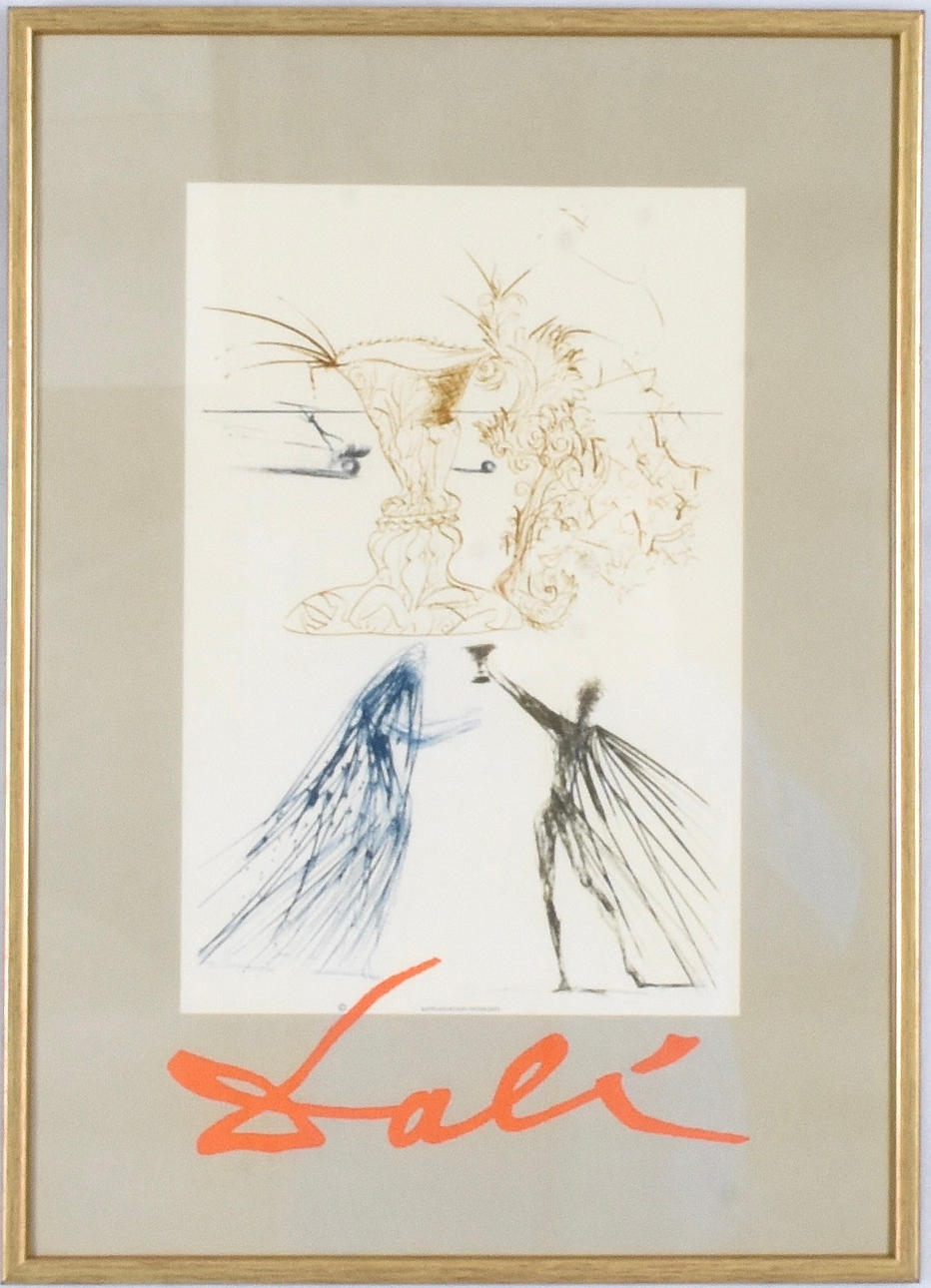 SALVADOR DALÍ. Juliste, offsetpainatus.