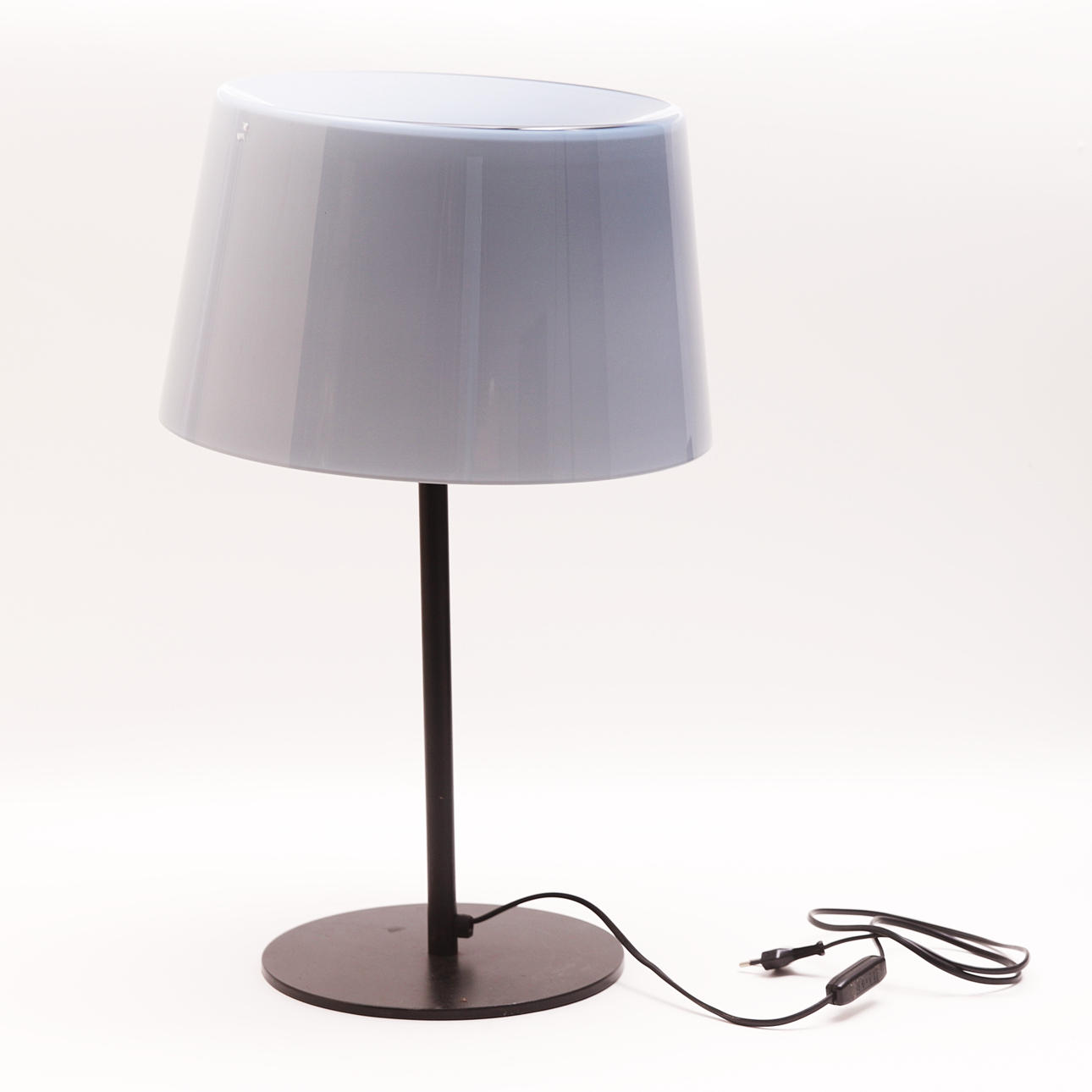 DESIGN BORDLAMPE, skærm af Murano glas.