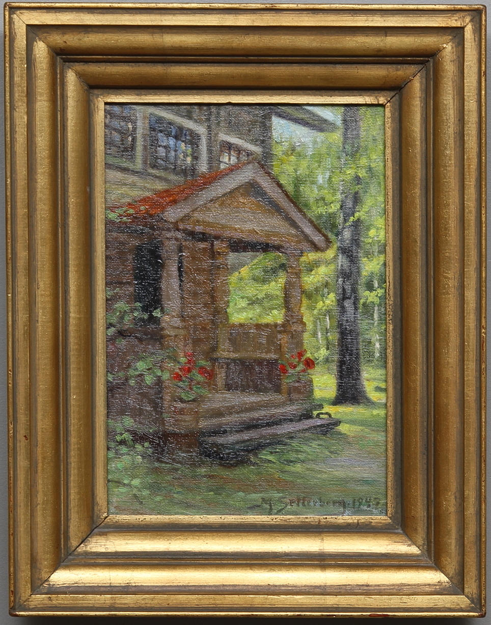 MAJA SETTERBERG. Olja på duk, signerad 1947.