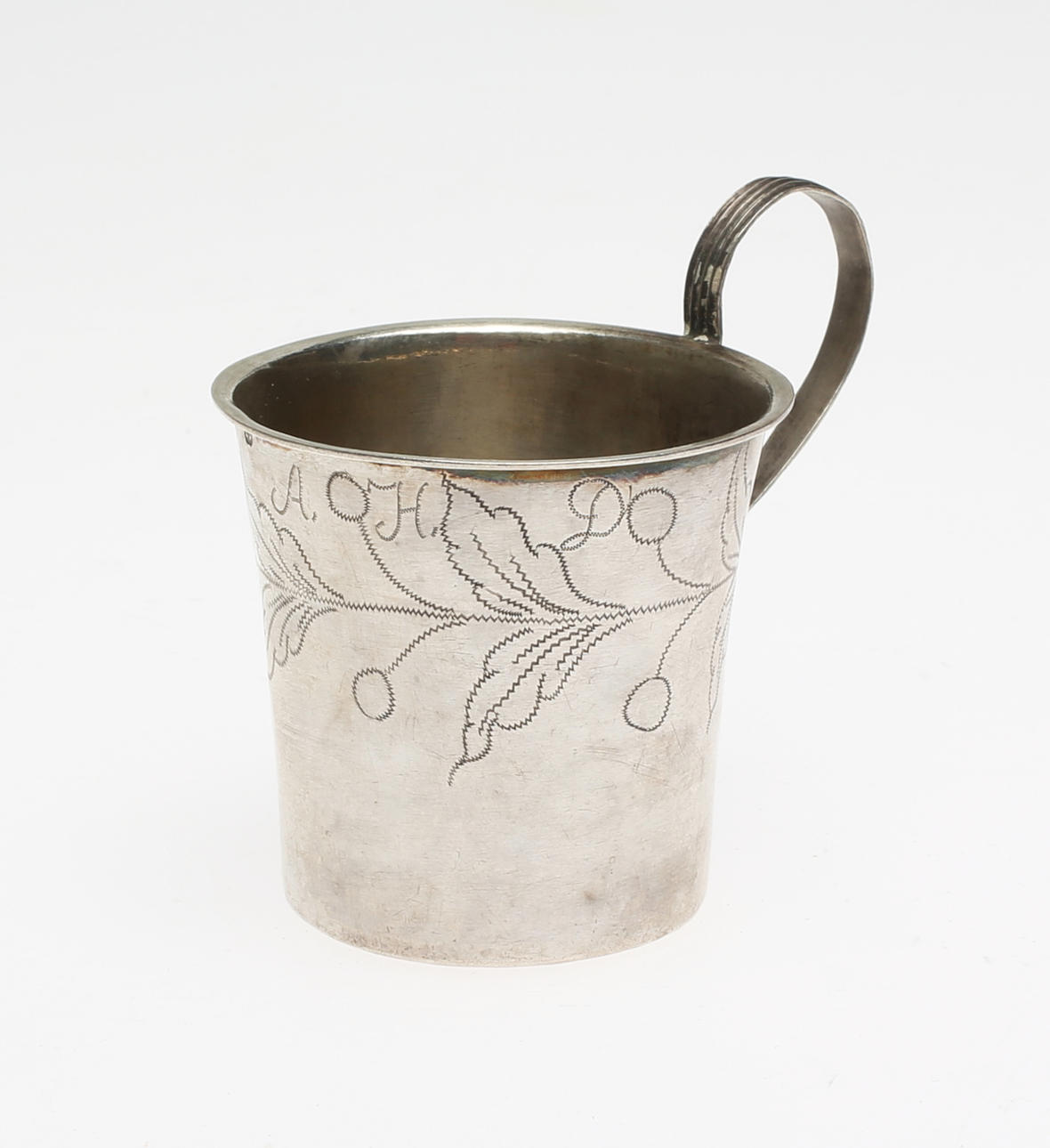 JACOB RICHARD BORG. Supkopp, Silver, Gävle, 1825.