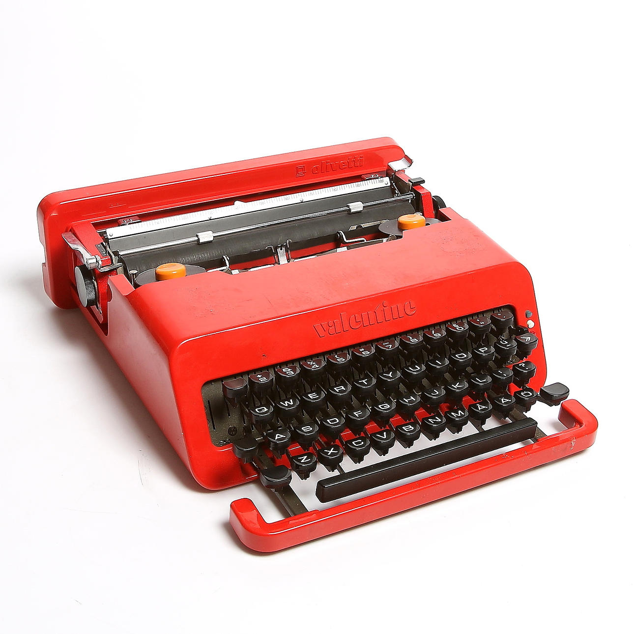 RESESKRIVMASKIN, Olivetti Valentine, Ettore Sottsass, Spanien. 1969.