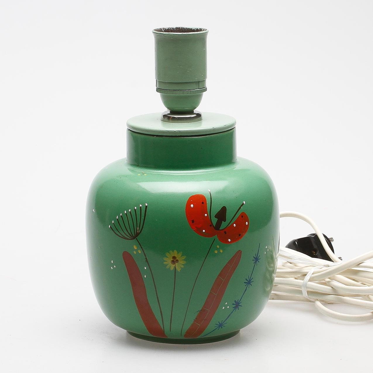 LAMPFOT, porslin, "Polka", Stig Lindberg, Gustavsberg.