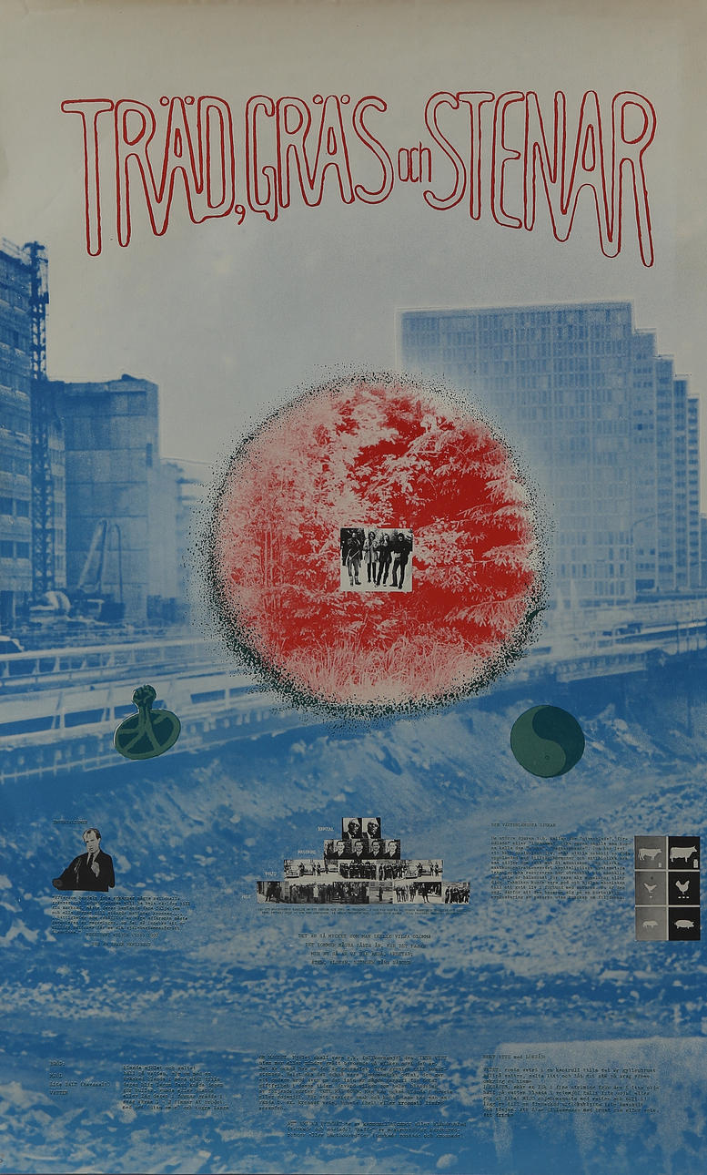 TRÄD, GRÄS OCH STENAR affisch.