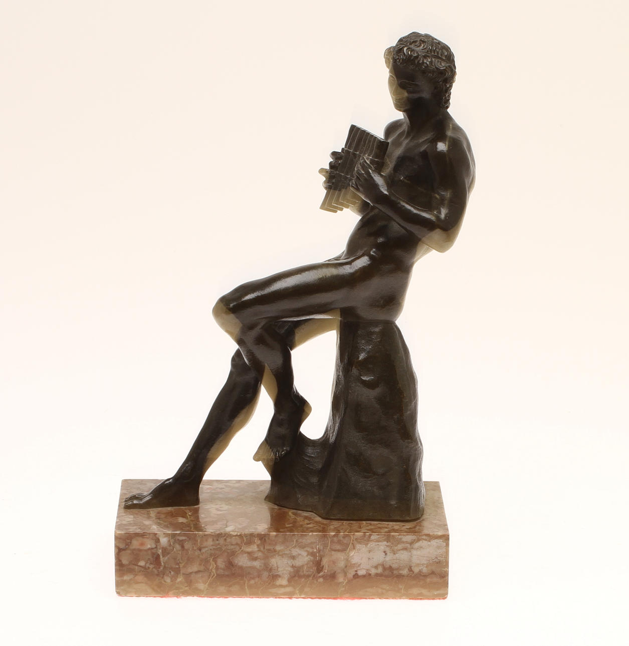 BRONSSKULPTUR, osignerad, 1800/1900-tal.