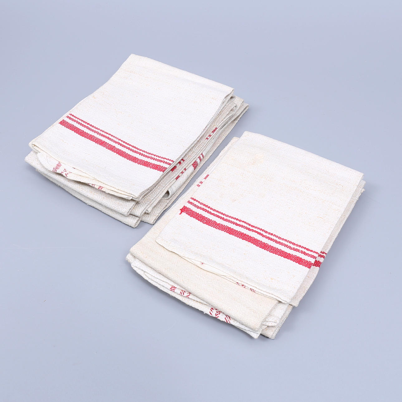 LINNEHANDDUKAR, 9 st, grov väv.