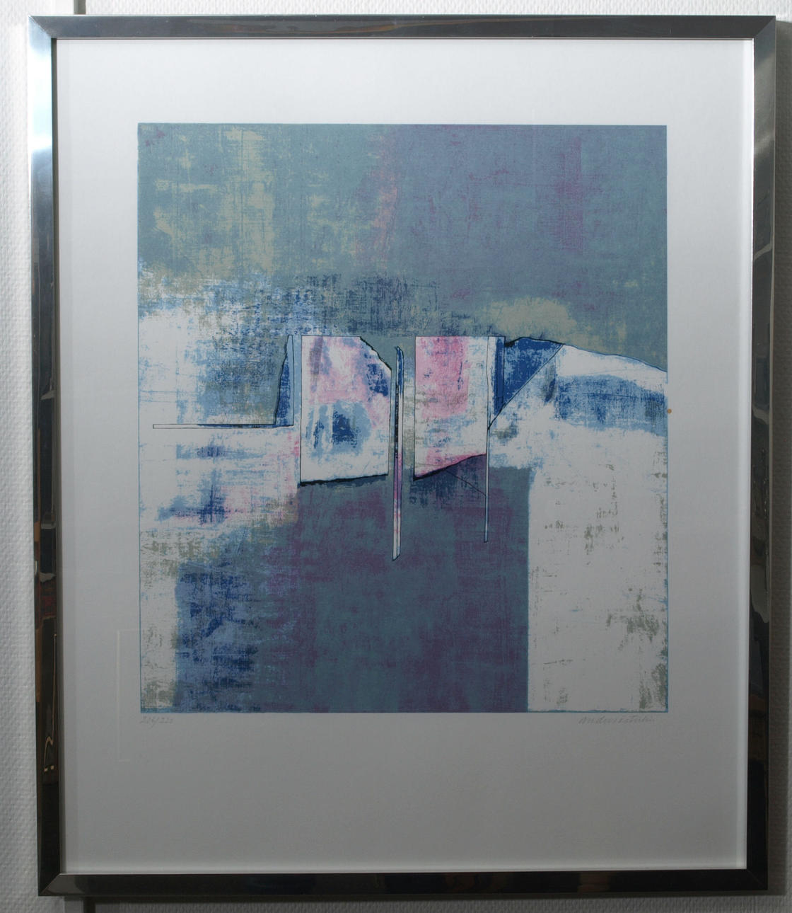 ANDERS ÖSTERLIN. Litografi, numrerad 206/220, signerad.