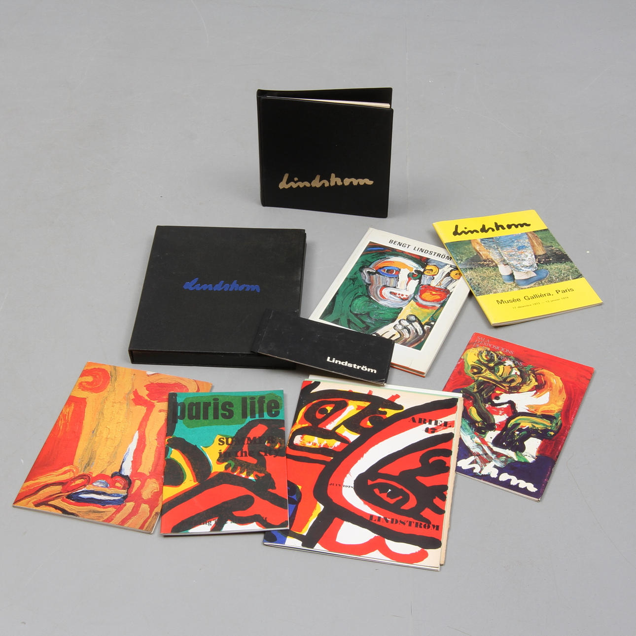 PARTI LITTERATUR, ca 9 delar, tema Bengt Lindström.